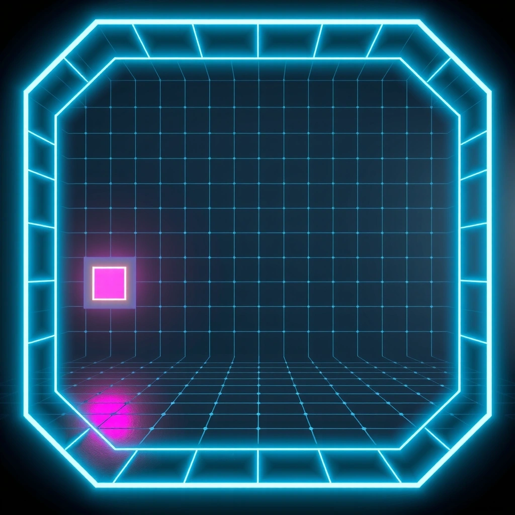 Abstract geometric grid background