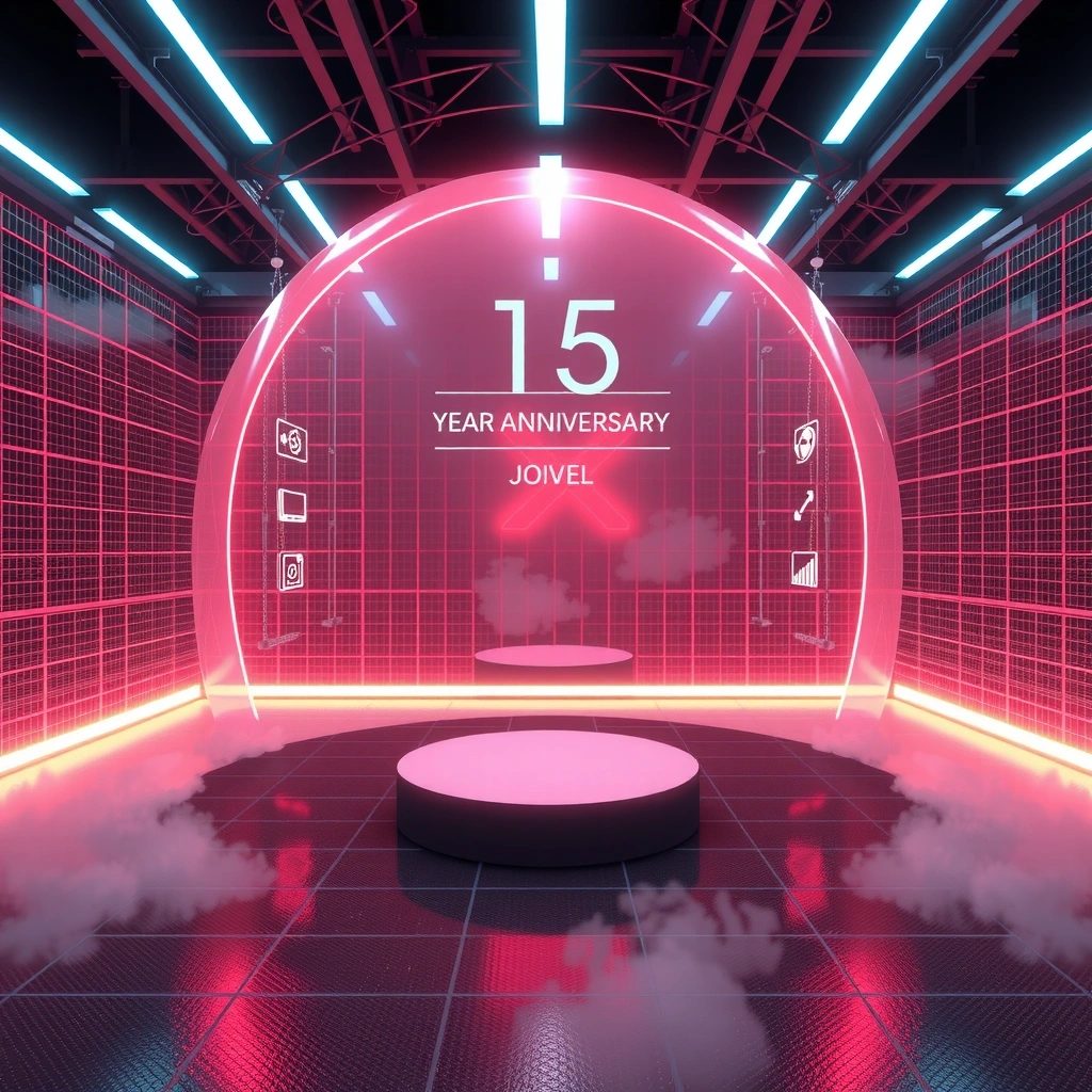 Geometric grid background